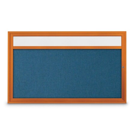 United Visual Products Hinge-less Radius Corkboard, 30"x36", Satin Alum Frame/Dark Spruce UVEB3036R-SATIN-DRKSPR